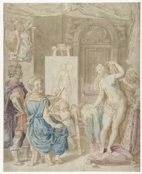 Apelles pinta a Campaspe