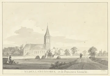 Vista del pueblo de Nederlangbroek