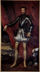Retrato de cuerpo entero de Francisco de Lorena, Duque de Guisa (1519-1563)