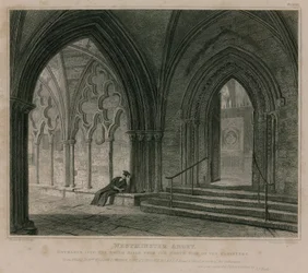 Entrada al pasillo sur, Abadía de Westminster, Londres