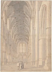 Interior de la Iglesia de San Bavón, Haarlem