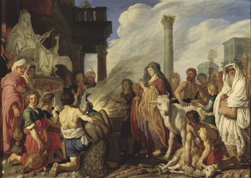 El sacrificio de Dido a Juno