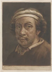 Retrato de Rembrandt van Rijn