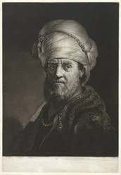 Retrato de un hombre con turbante