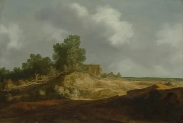 Paisaje con una cabaña