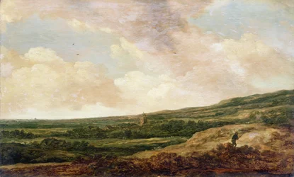 Paisaje con un cazador