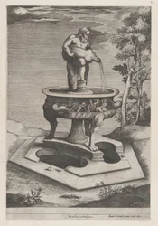 Speculum Romanae Magnificentiae: Una fuente y una cuenca, 1581