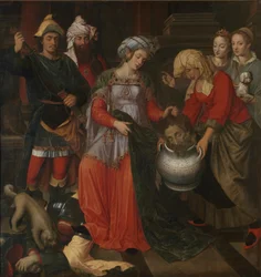 Tomiris recibiendo la cabeza de Ciro, 1610