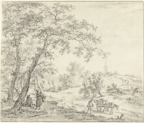 Paisaje de Holanda Septentrional (¿Egmond hacia Castricum?)