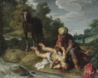 El buen samaritano, c. 1612