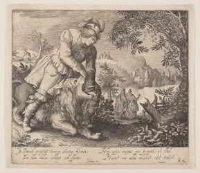 Sansón y el león