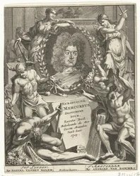Portada del Mercurio europeo, 1705