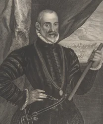 Francisco Valdés, comandante español, de la serie Quatuor Personae