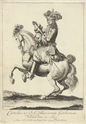 Retrato ecuestre del rey Carlos XI de Suecia