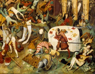 El triunfo de la muerte, pintura de Pieter Bruegel el Viejo, 1525-1569, siglo XVI, 117 x 162 cm, Museo del Prado, Madrid