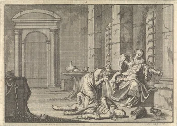 La muerte del zar Fyodor II Borisovich Godunov, 1605