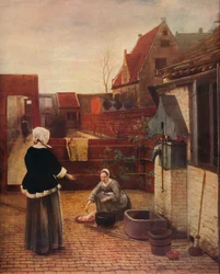 Un patio holandés, c1658