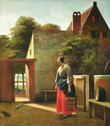 El Sirviente en el Patio, c.1660