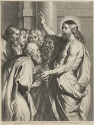 Cristo le da a Pedro las llaves