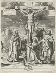 Crucifixión de Cristo, parte media