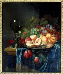 Frutas y vino