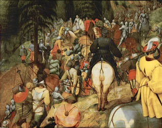 Conversión de San Pablo (pintura sobre madera de roble)