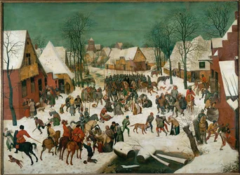 Masacre de los Inocentes (pintura sobre madera de roble)