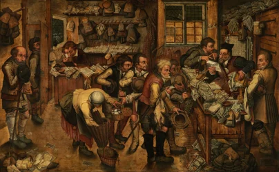El abogado campesino (óleo sobre tabla)