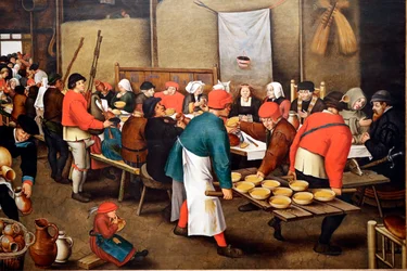 Museo de Évora. Brueghel, Pieter el Joven (c.1564-1638). Banquete de Boda (o Boda Campesina)