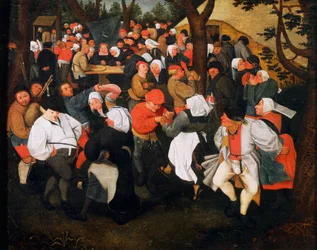Baile de pueblo, de Pieter Brueghel Joven (1564-1638)