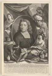 Retrato de François Valentijn Francis Valentinus (título sobre el objeto)