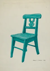 Silla, c.1937 (acuarela)