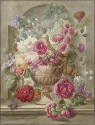 Jarrón con flores