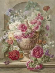 Jarrón con flores