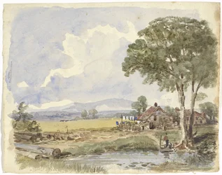 Paisaje con granja