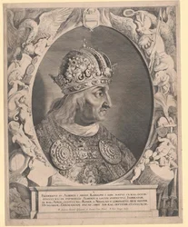 Emperador del Sacro Imperio Romano Germánico Federico III (huella)