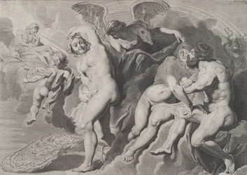 Ixión engañado por Hera, 1620-24
