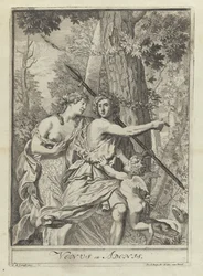 Imagen 11 de una serie de ejemplos de dibujos con Venus y Adonis
