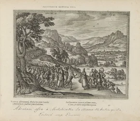 Abraham conoció a Melquisedec Una unión de mentes pacíficas (título sobre objeto) Los emblemas sagrados y las principales historias de ambos testamentos (Oude Testament) (título de la serie) Imágenes y figuras de libros (título de la serie)