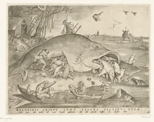 Los peces grandes se tragan a los pequeños
Los peces grandes se comen a los pequeños