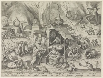 avaricia Avaritia (título sobre el objeto) Los siete pecados capitales (título de la serie)