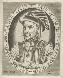 Retrato de Emanuel Philibert, duque de Saboya Retratos de gobernantes (título de la serie)
