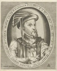 Retrato de Felipe II, Rey de España Retratos de gobernantes (título de la serie)