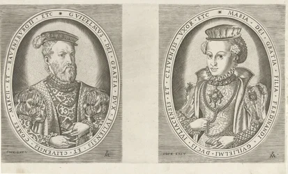 Retratos de Guillermo II, duque de Gelre, y de María de Austria, duquesa de Gelre Retratos de gobernantes (título de la serie)