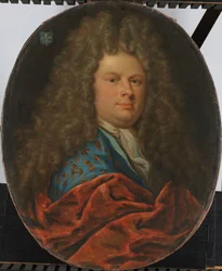Retrato de hombre, c.1700-1722 (óleo sobre lienzo)