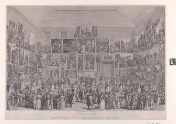 Exposición en el Salón del Louvre en 1787