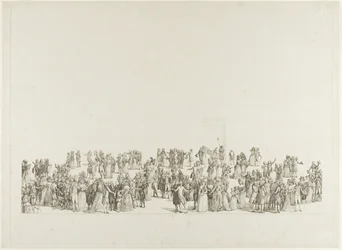 La exposición en el Salón del Louvre en 1787