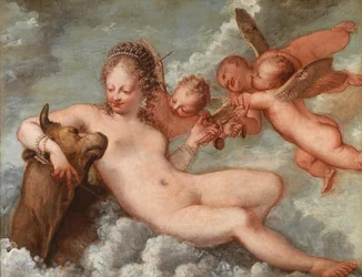 Venus acompañada por Libra y Tauro, 1660s