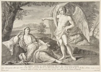 Un ángel apareciendo a Agar, 1727-72