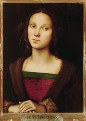 Santa María Magdalena (pintura sobre madera)